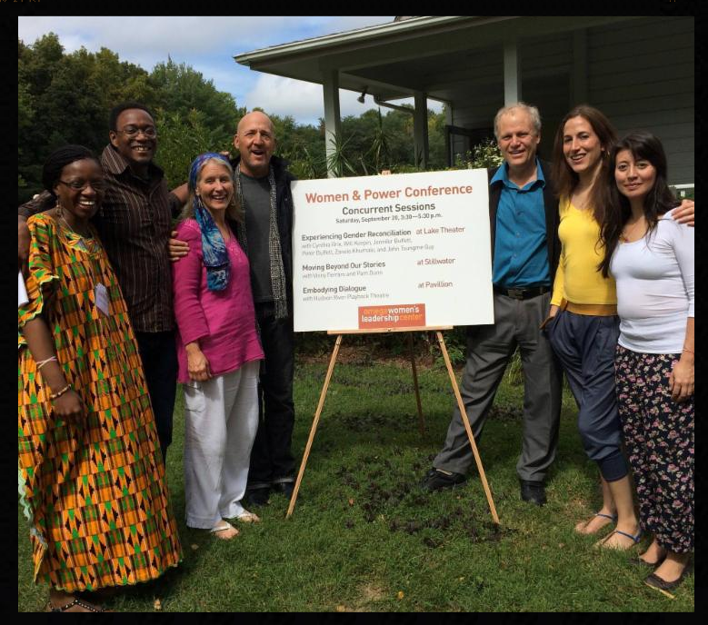 Women & Power Conference at Omega Institute GRI staff & consultants (left to right): Zanele, John Tsungme, Cynthia, Shell, Will, Antonia, and Natalia